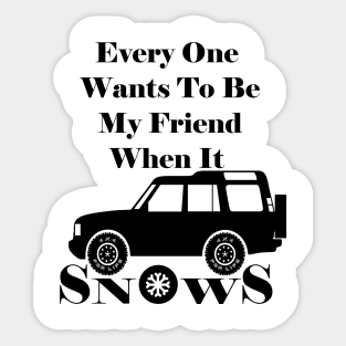 Love Snow - Discovery Sticker